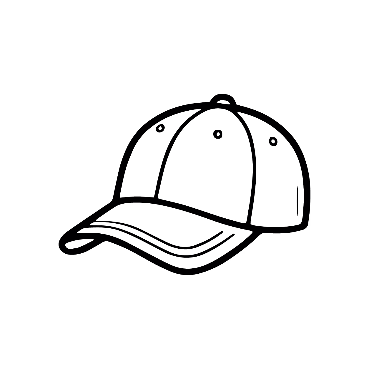 Custom branded hat icon