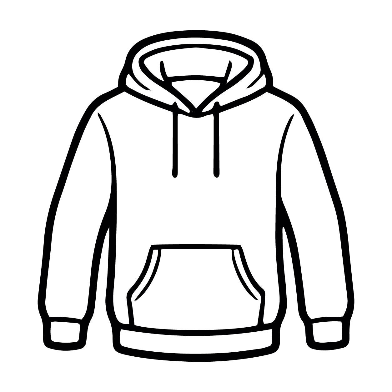 Custom branded hoodies icon